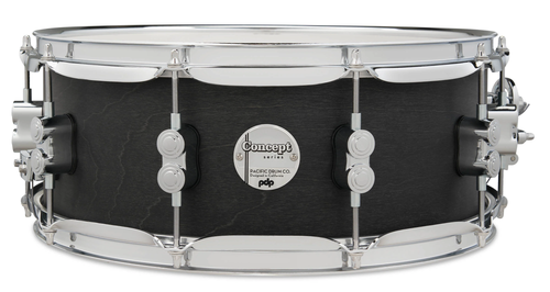 PDP Concept Black Wax 10-ply Maple Snare Drum - 5.5x14"